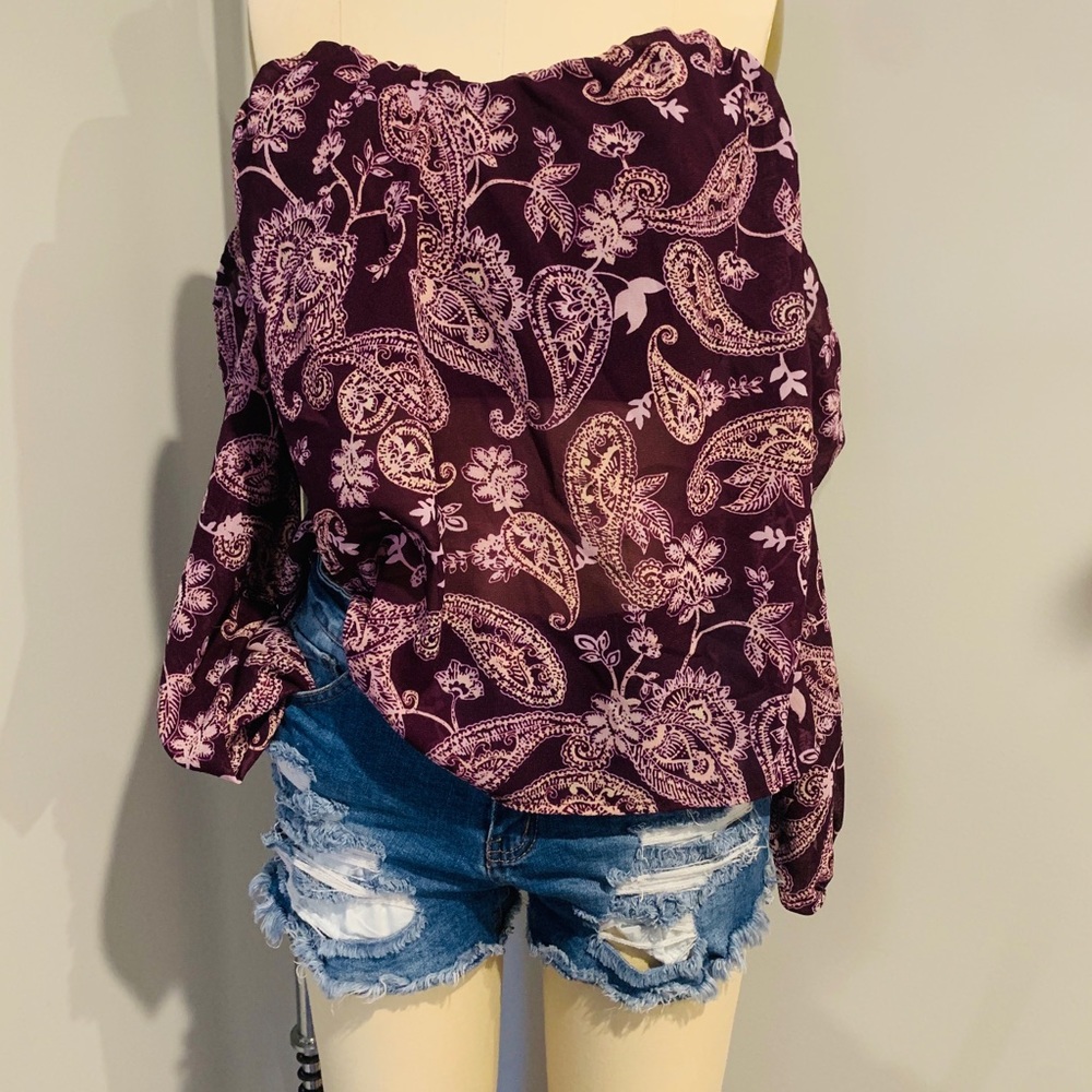 Off the shoulder blouse